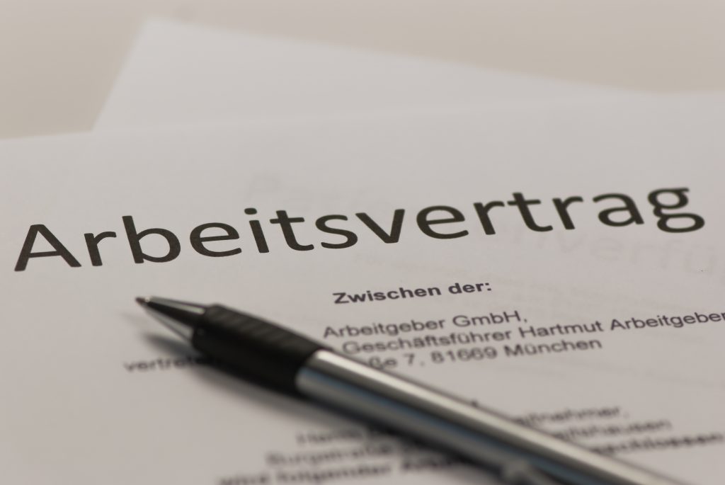 Arbeitsvertrag