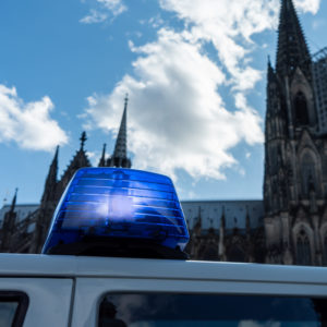 Bundespolizei am Hauptbahnhof in Köln